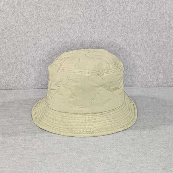 Urban Outfitters Quilted Bucket Hat Green Lightweight Unisex One Size - Picture 6 of 6